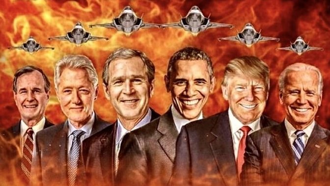 Would you believe me if I told you, no matter who you vote for, the debt keeps rising and the bombs keep dropping?