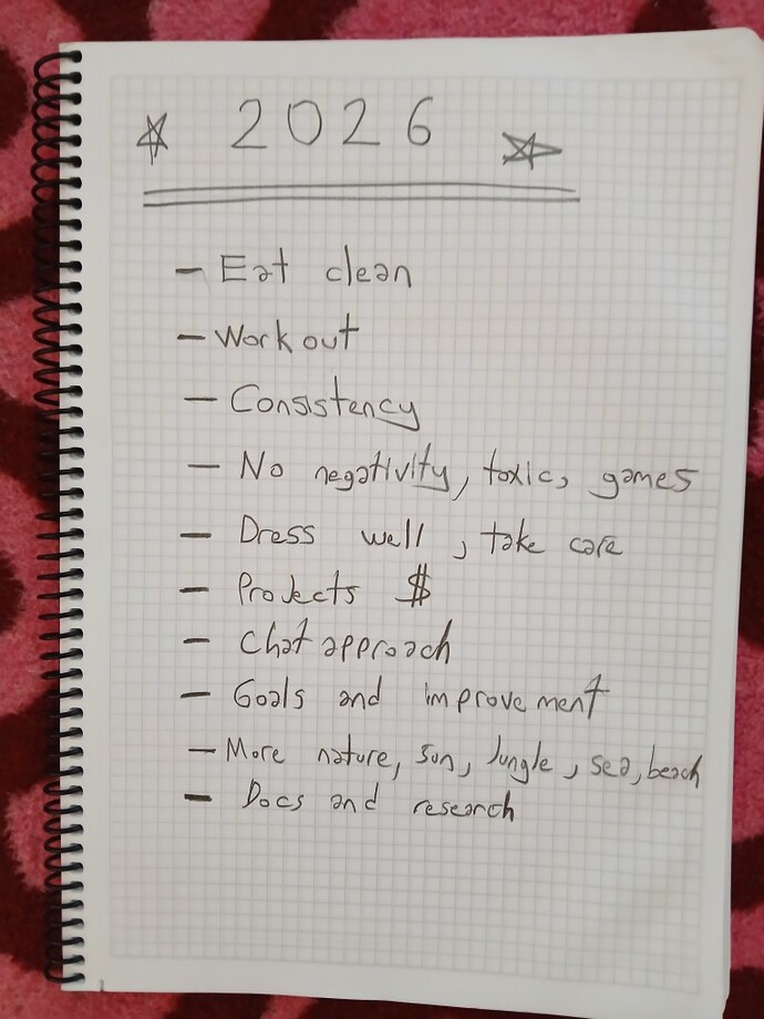 How is my new improvement plan for 2026?