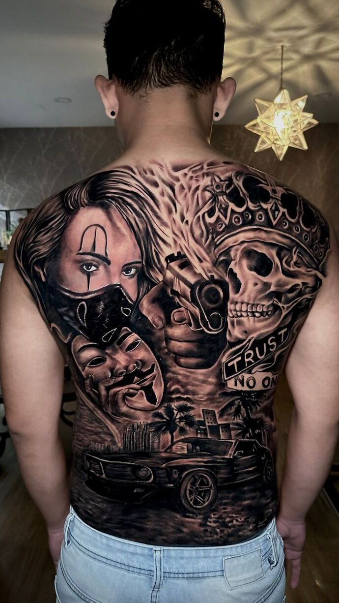 How cool is my back tattoo on a scale from 1 to 10?
