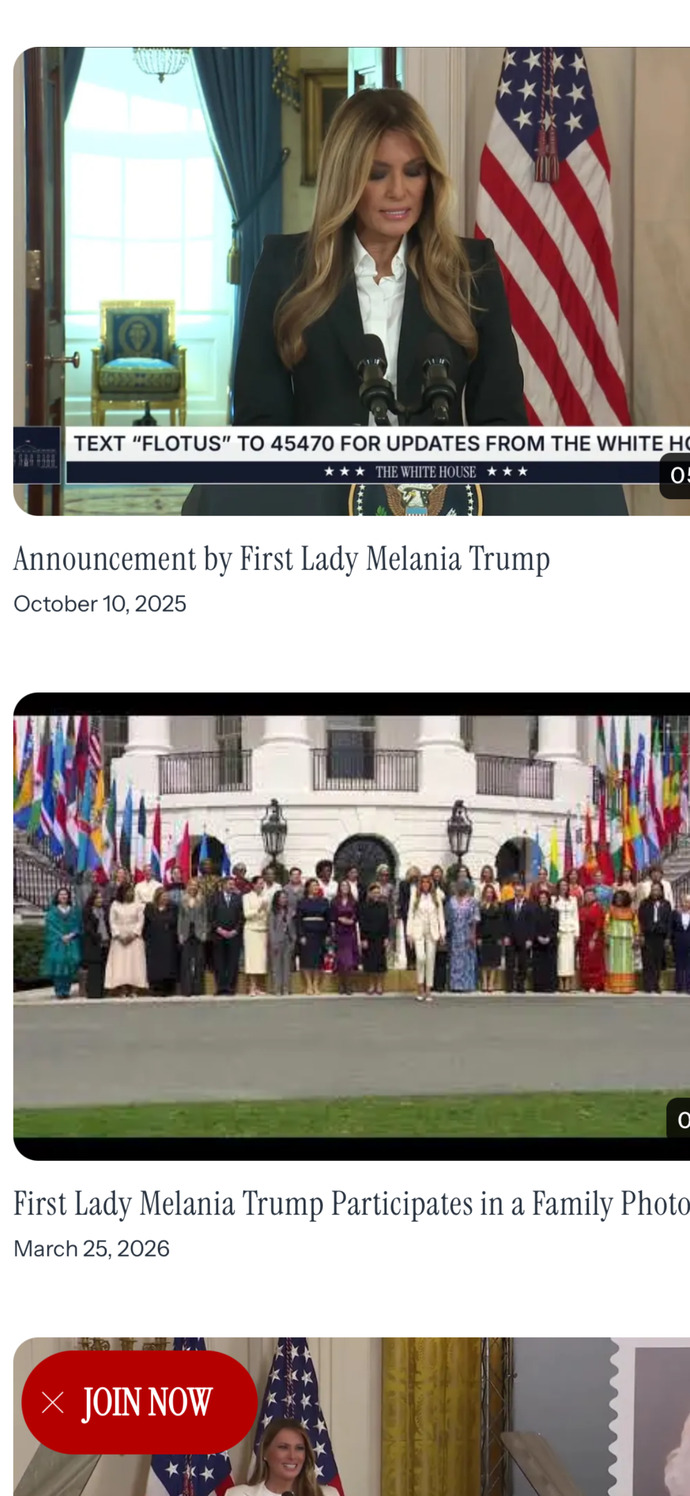 What was the First Lady referring to in this statement?