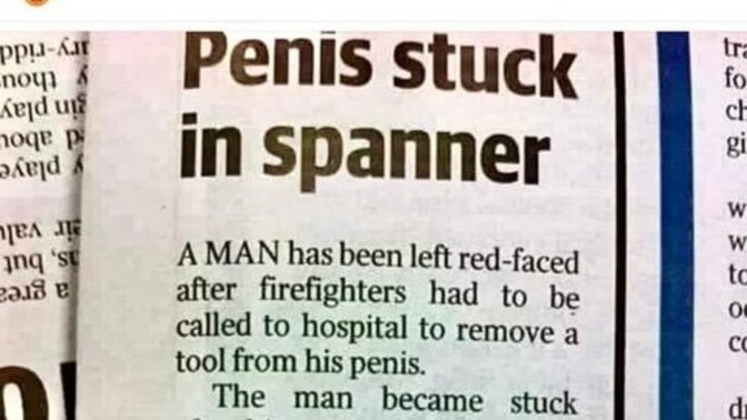 Why do men insist on sticking their junk into almost anything?