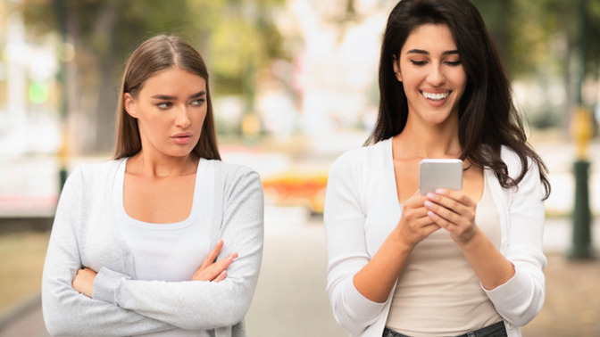 How can I cope with jealousy toward my close friend?