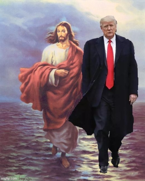 Do you think it’s okay to post yourself as Jesus?