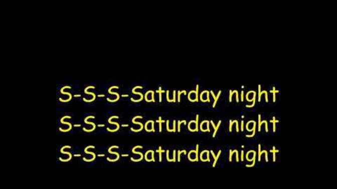 When you go on a Saturday date, is it usually at night or in the morning?