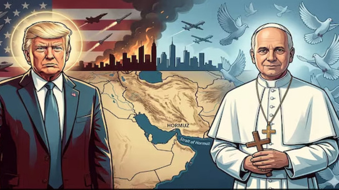 Upsidedown world: Trump praises Allah and Iran praises Pope?