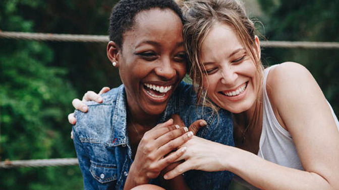 Do you laugh more warmly and easily around someone you like romantically?