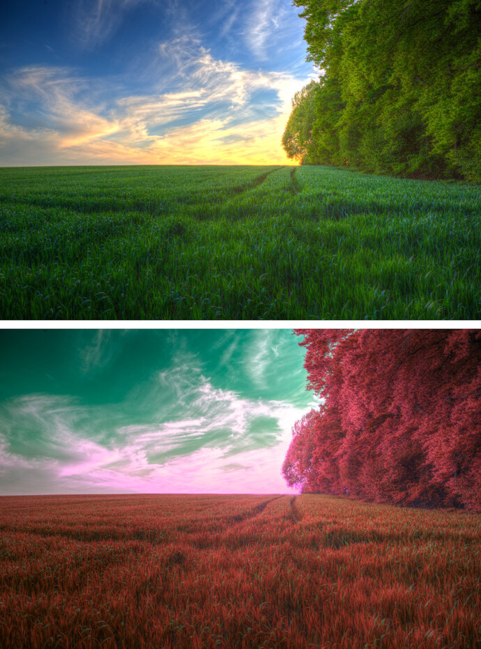 If the sky wasn't blue, what would your favorite color be?