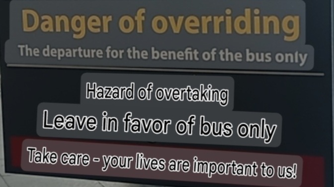 Does your country have signs like the picture of Israel one?