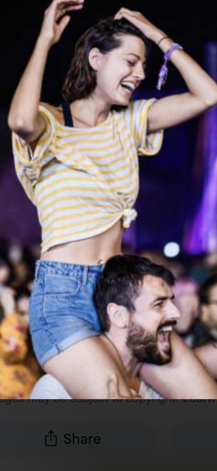 Is it rude concert etiquette to sit on my boyfriend’s shoulders and block others’ view?