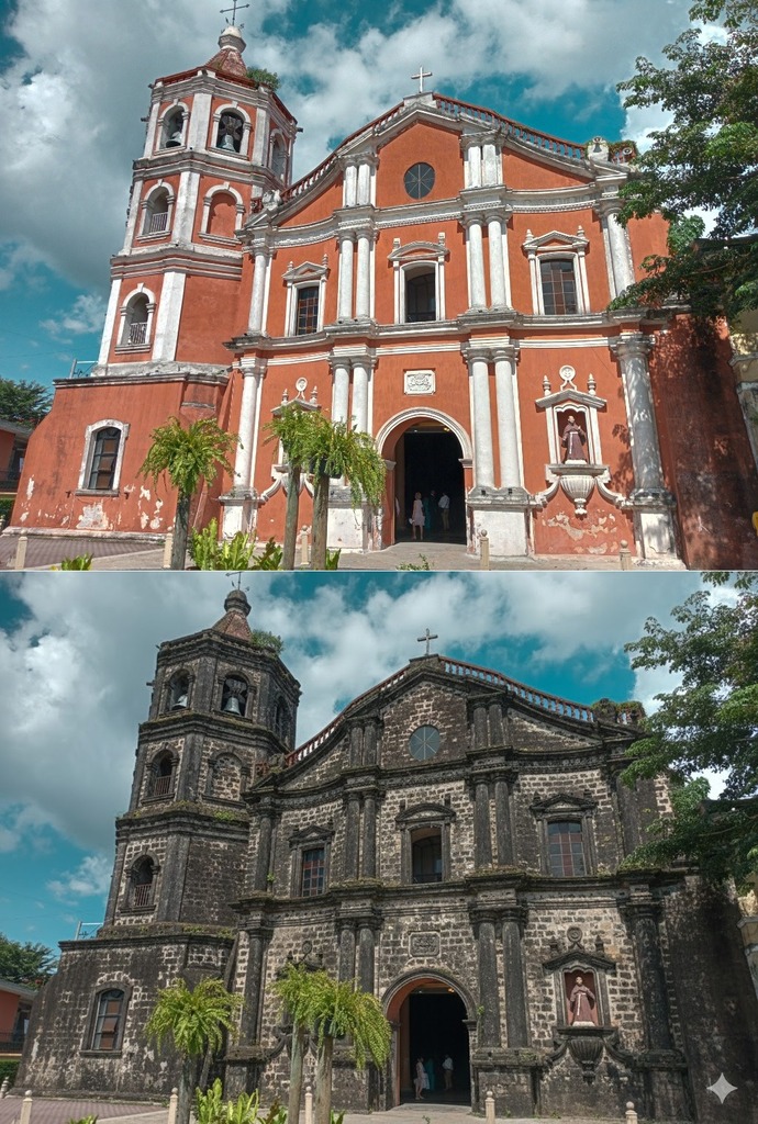 Do you prefer the exposed grey stones or the painted churches?
