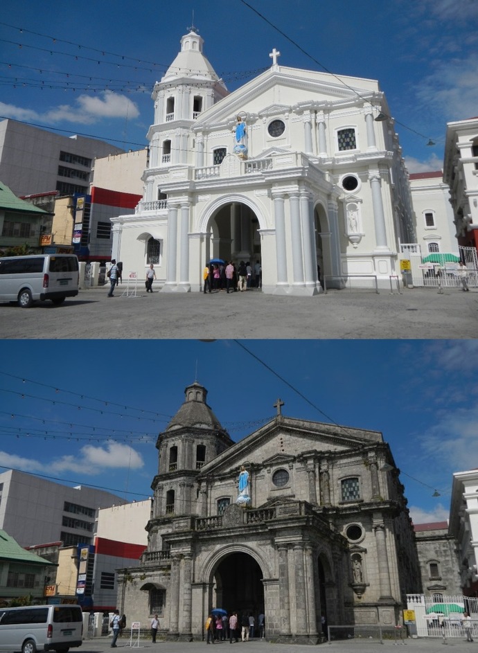 Do you prefer the exposed grey stones or the painted churches?