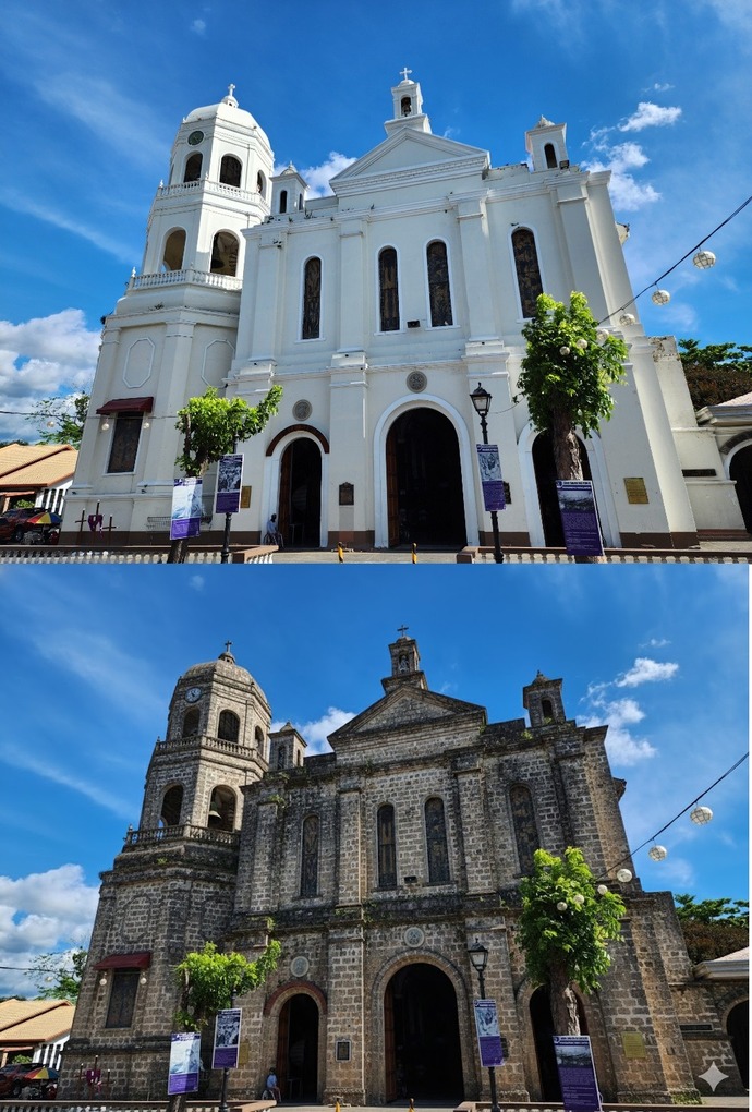 Do you prefer the exposed grey stones or the painted churches?