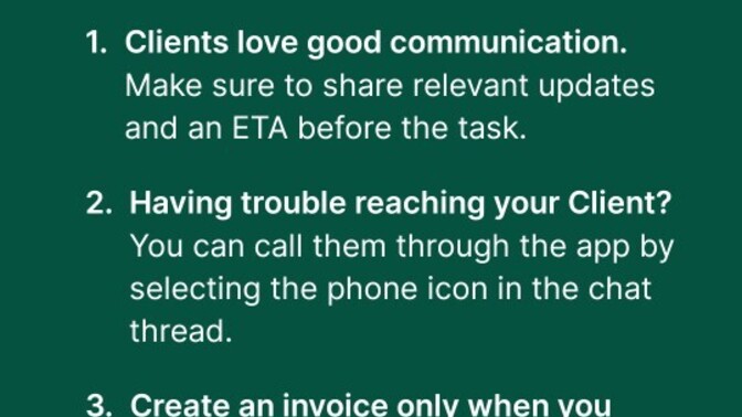 First TaskRabbit client nerves: am I overthinking this job?