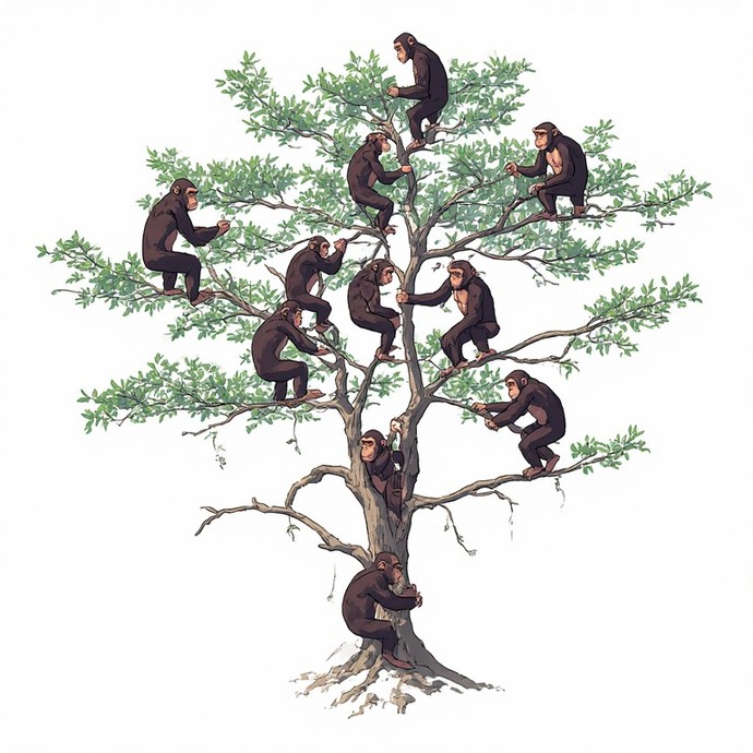 If we were all still primates and hanging out in trees still what type of tree would YOU like to hang out on?