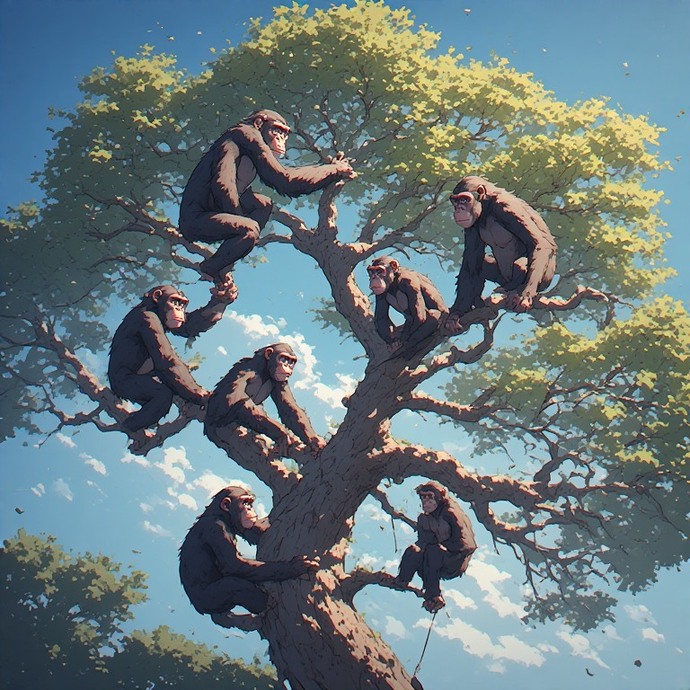 If we were all still primates and hanging out in trees still what type of tree would YOU like to hang out on?