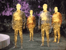 If you saw 4-5 uniformed people just materialize right in front of you what would you think?