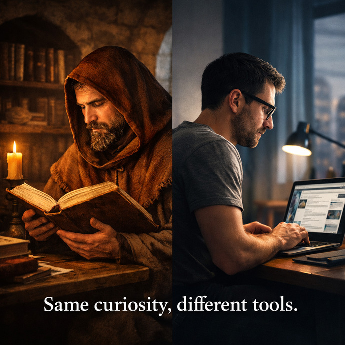What changed the world more: the printing press or the internet?
