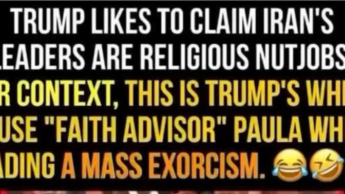 Is this an example of the pot calling the kettle black?
