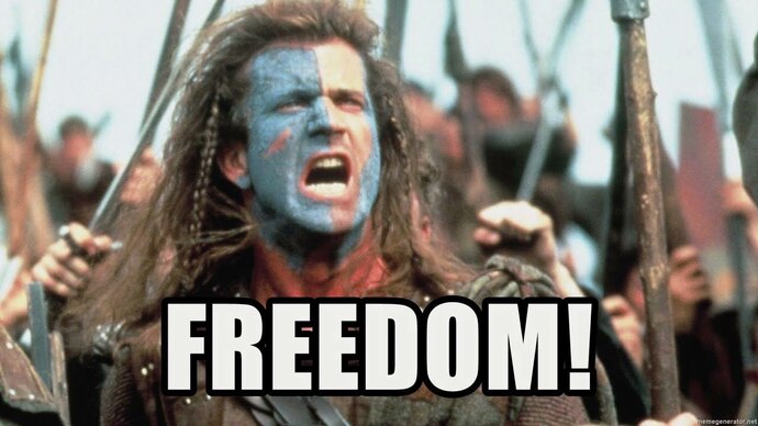Is it true that freedom comes only once to a people. And those in world history who have know freedom and then lost it have never known it again?