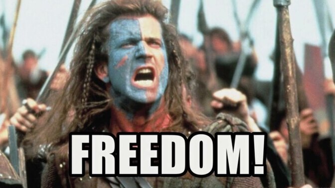 Is it true that freedom comes only once to a people. And those in world history who have know freedom and then lost it have never known it again?