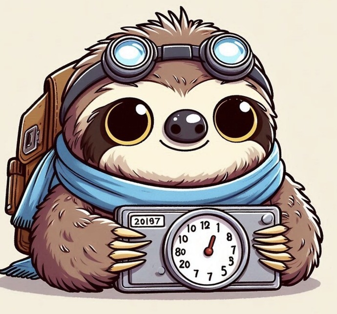 A Time Traveling Sloth Perhaps?