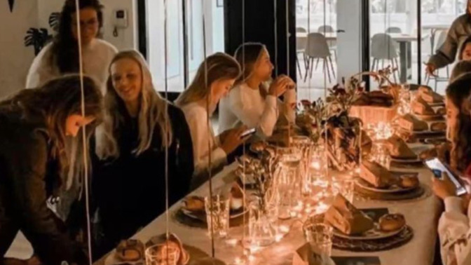 Which of these dresses is best for a dinner party of friends and relatives?