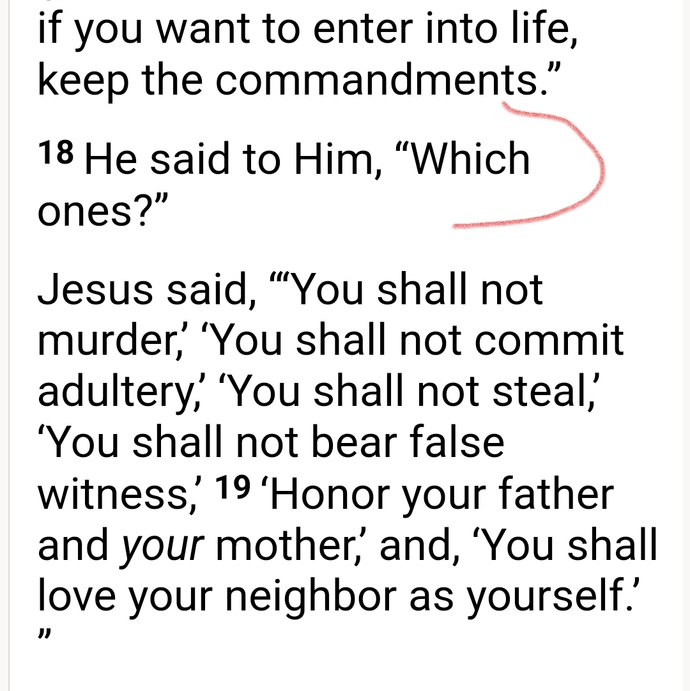 Are the Ten Commandments religious beliefs?
