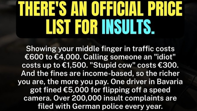 Is it true that in some EU countries now you can get fined for public swearing or badmouthing public figures/religion?