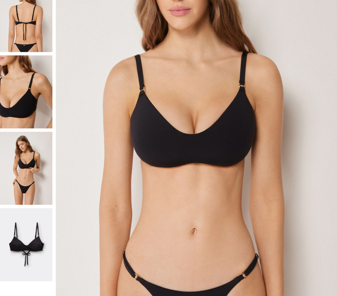Im shopping for a black bikini or one-piece. Which one looks good?