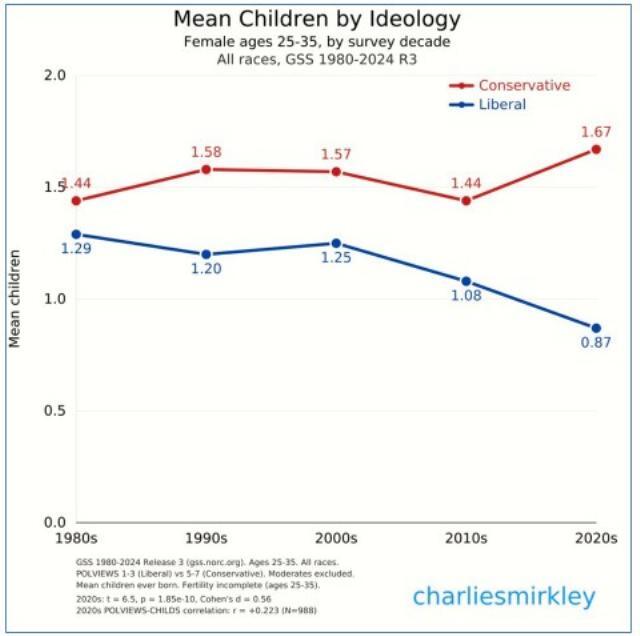 Are Democrats running out of voters as conservatives out-reproduce them?