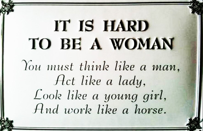 🤔🤔🤔 Which is harder? Being a man or being a woman?