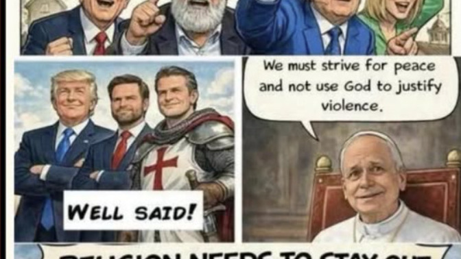 So, keep religion out of politics... or politics out of religion... which is it?