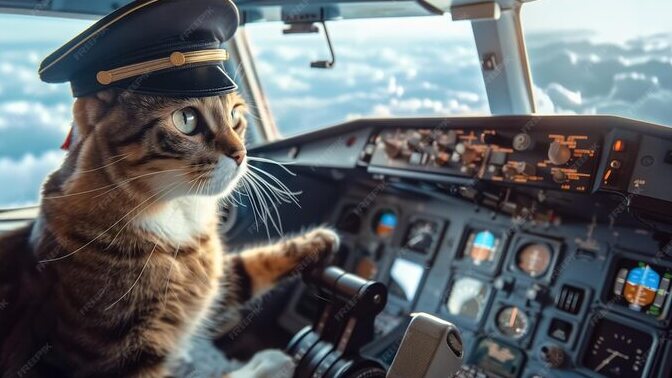 Your thoughts on kitties flying airplanes?