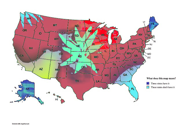 What does this map mean?