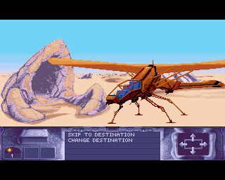 Ornithopter parked.