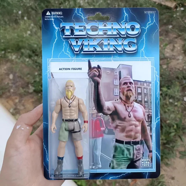 What do you think about this painted Indo-European man artwork?