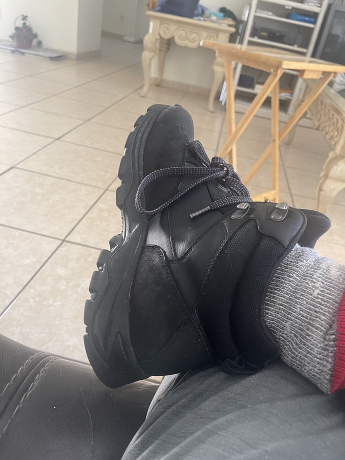 Do you usually walk around your house in socks or barefoot?