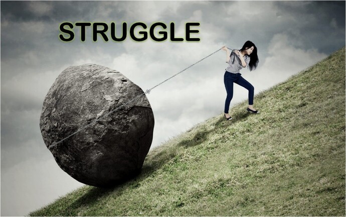 What are you currently struggling with most in life?