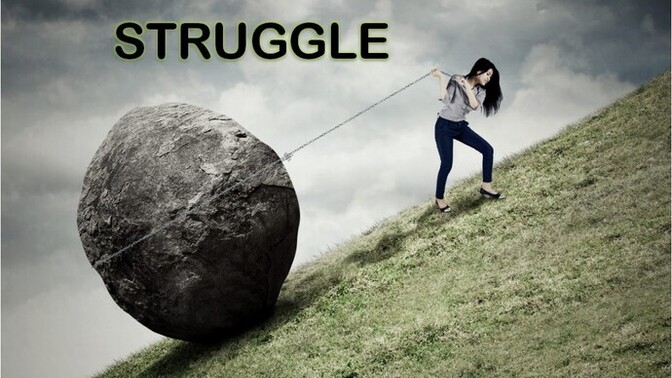What are you currently struggling with most in life?