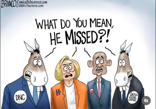 This is the ***THIRD*** assassination attempt against President Trump by a Democrat Trump hater. Why do Democrats seem so depressed when they fail?