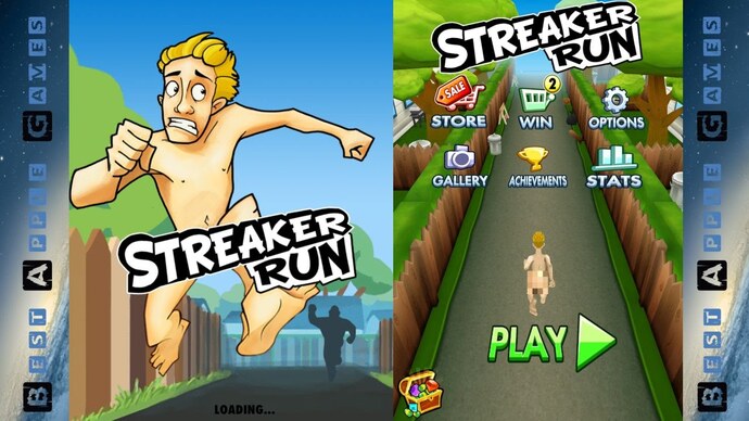 Why is this man naked?