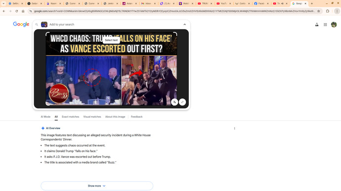 Why did Secret Service tackle VP Vance before Trump during the incident?