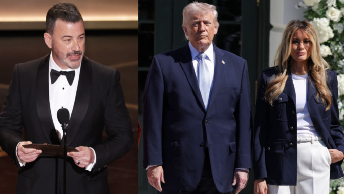 There are calls to fire Jimmy Kimmel. Should Jimmy Kimmel be fired over his joke that "Melania had a glow about her like an expectant widow'?