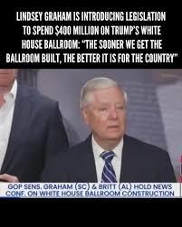 Do YOU agree with Lindsey Graham, the sooner we get the ballroom built, the better it is for the country?