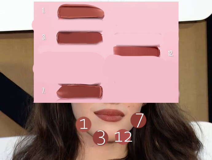 Can you help me choose the lipstick shade?