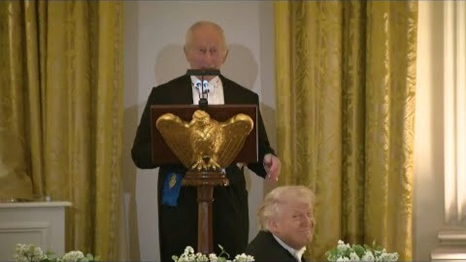 Did Trump actually understand King Charles III’s French joke?