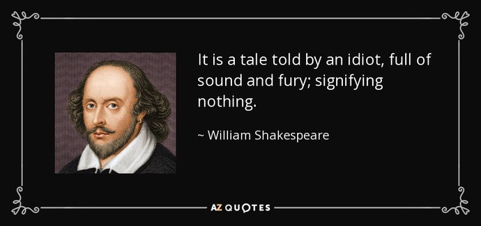 Which of these two Shakespeare quotes do you like more?