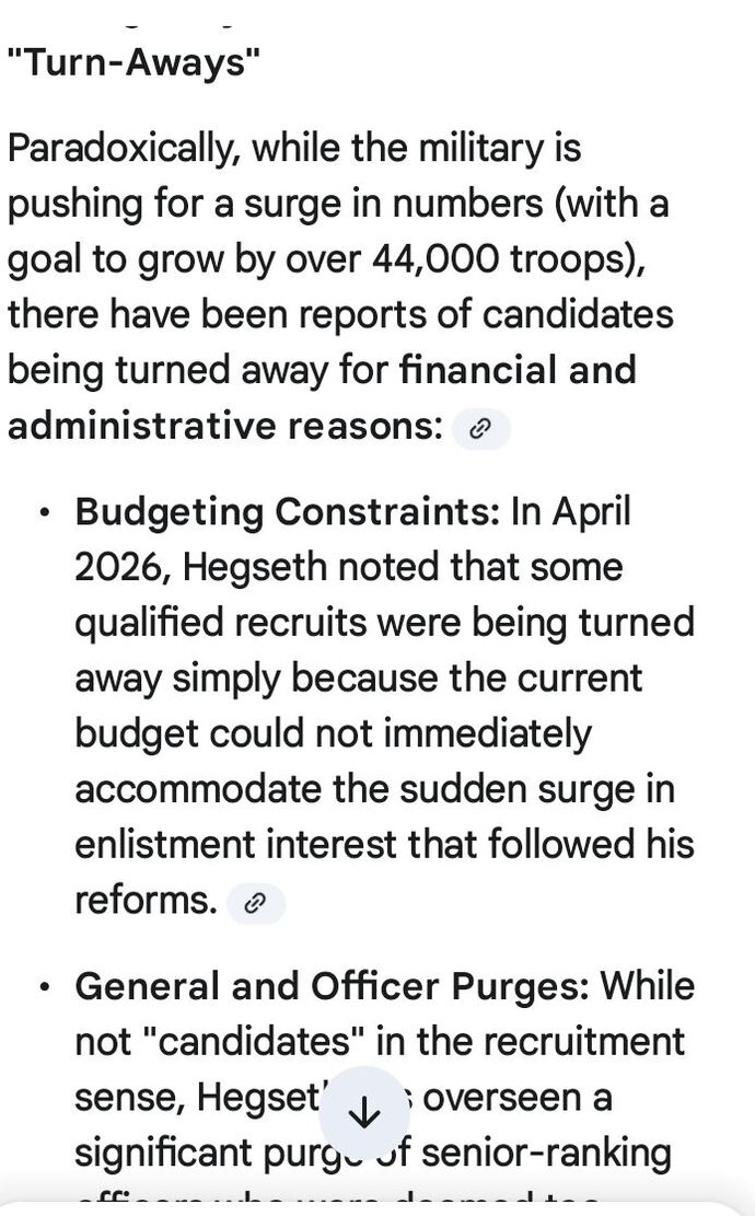 Whoooopi said that Trump is going to reinstate the draft. Secretary Pete said she's lying and they're turning candidates away. Who do you believe?