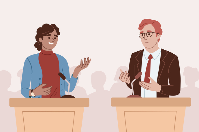 Ever gotten into a debate with someone at your work?