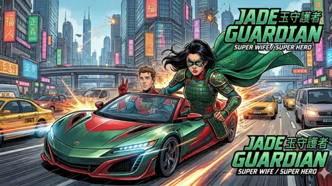 If you were to imagine your wife/partner as a super hero, what would their characteristics be?